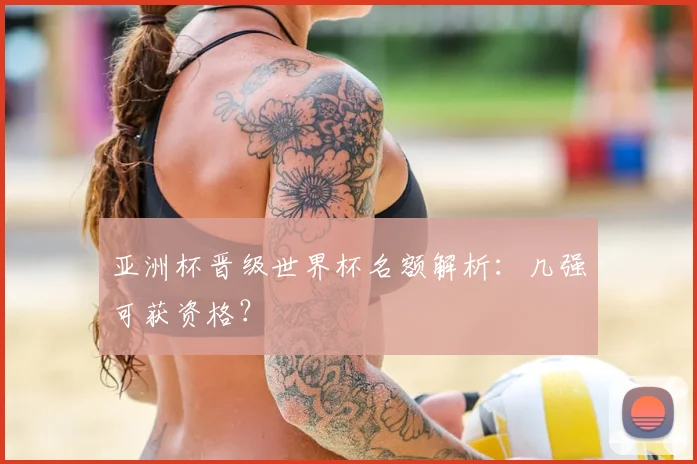 亚洲杯晋级世界杯名额解析:几强可获资格?